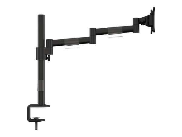 Multibrackets M VESA Deskmount Officeline Single II - Monteringssett - for LCD-skjerm - stål - svart - skjermstørrelse: 15"-30" - skrivebordsmonterba