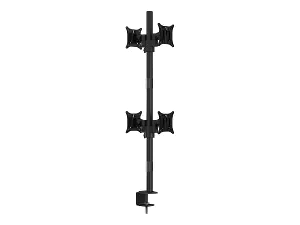 Multibrackets 5907, Puristin/Läpipultattu, 32 kg, 38,1 cm (15"), 76,2 cm (30"), 100 x 100 mm, Musta