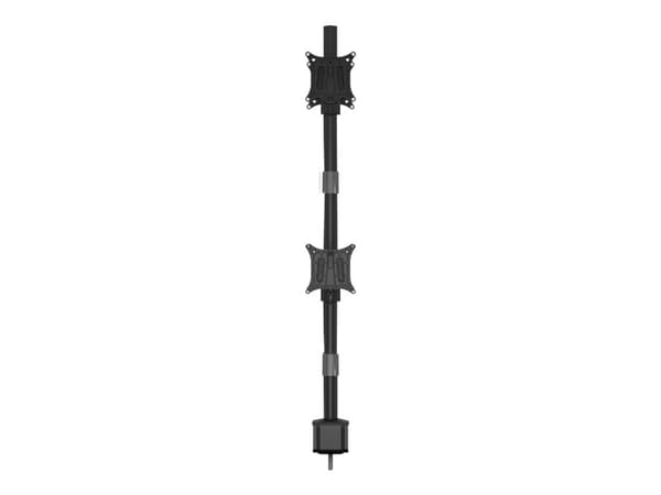 Multibrackets 5907, Puristin/Läpipultattu, 32 kg, 38,1 cm (15"), 76,2 cm (30"), 100 x 100 mm, Musta