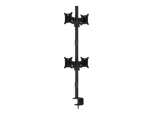 Multibrackets 5907, Puristin/Läpipultattu, 32 kg, 38,1 cm (15"), 76,2 cm (30"), 100 x 100 mm, Musta musta