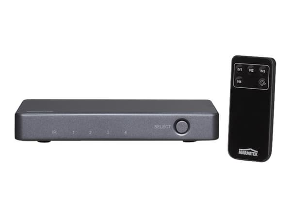 Marmitek Connect 620 UHD 2.0 - Video/audio switch - 4 x HDMI - stasjonær