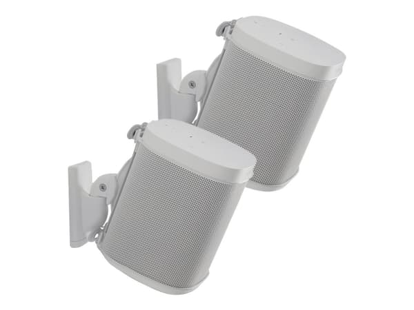 Sanus WSWM22 - Brakett - for høyttaler(e) - hvit - veggmonterbar - for Sonos One, PLAY:1, PLAY:3