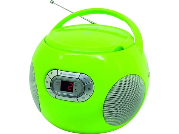 Soundmaster SCD2120GR, 1,2 kg, Vihreä, HiFi CD-soitin