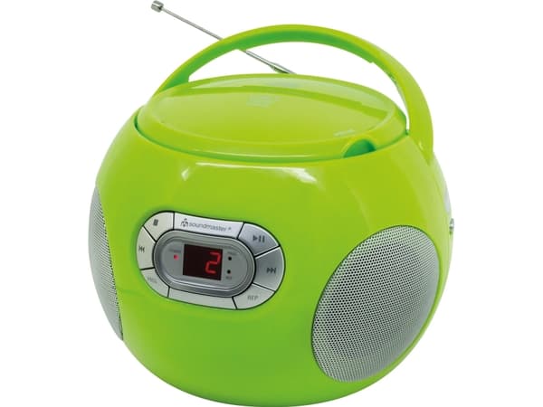 Soundmaster SCD2120GR, 1,2 kg, Vihreä, HiFi CD-soitin