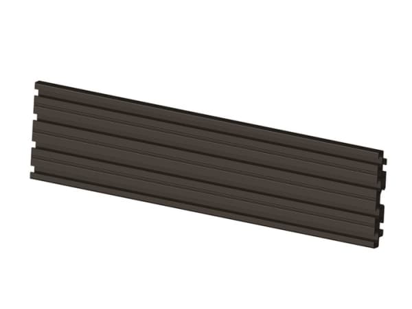 Multibrackets M Pro Series - Monteringskomponent (enkeltskjermskinne) - aluminium - svart - klemmemonterbar