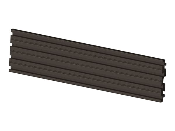 Multibrackets M Pro Series - Monteringskomponent (enkeltskjermskinne) - aluminium - svart - klemmemonterbar