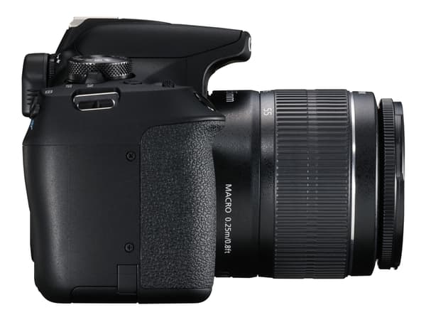 Canon EOS 2000D - Digikamera - SLR - 24,1 MP - APS-C - 1080p / 30 fps - 3x optinen zoom EF-S 18-55 mm IS II objektiv - Wi-Fi, NFC