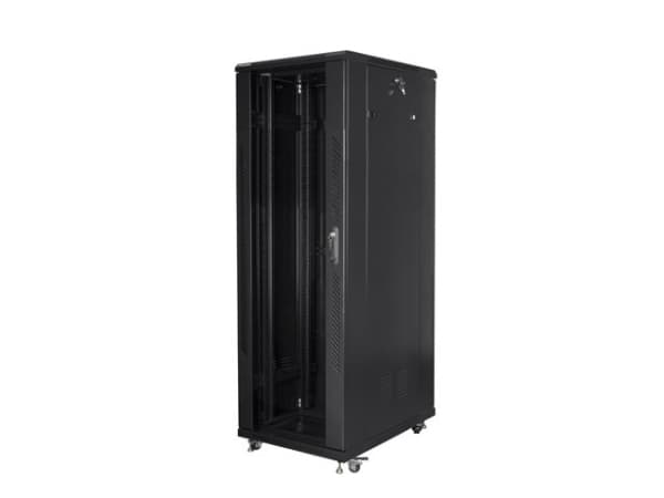 Lanberg skap INSTALLASJONSRATIV, STÅENDE 19"37U 800X800 SORT LANBERG (FLAT PAKKE) - FF01-8837-12B