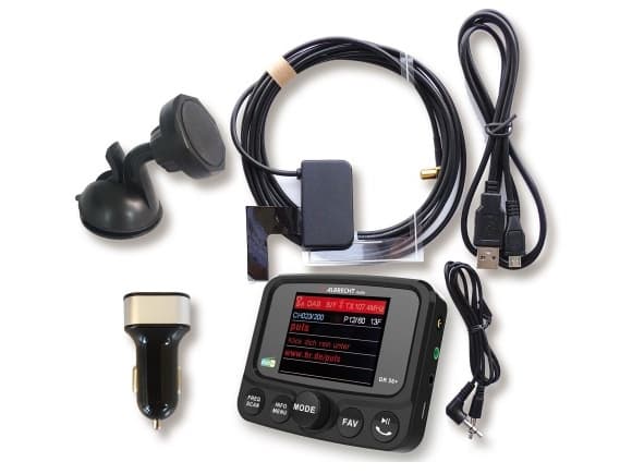Albrecht DR 56+ DAB+, Bil, Digitaalinen, DAB,DAB+,FM, 87,6 - 107,9 Mhz, 174 - 240 Mhz, TFT