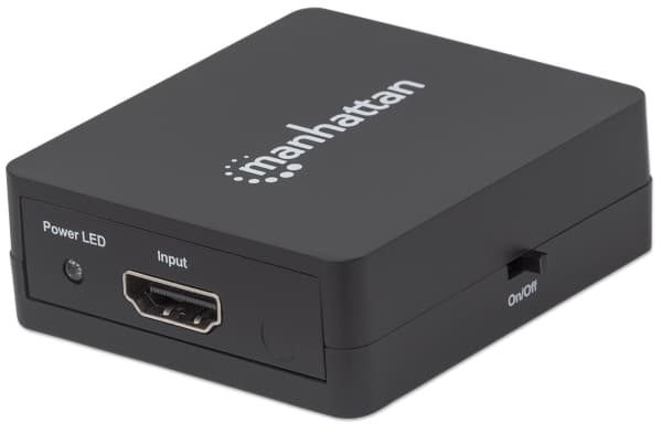 Manhattan 207652, HDMI, 2x HDMI, 1.3b, 1920 x 1200 piksler, Sort, Plast