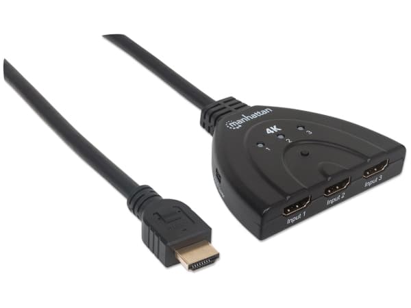 Manhattan Switch 3xHDMI 4K (207874)