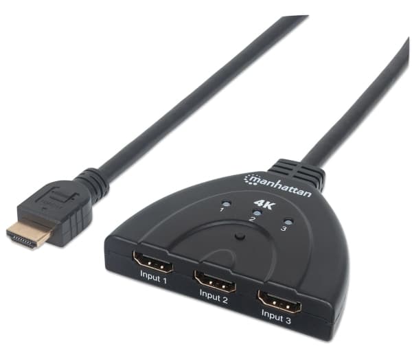 Manhattan Switch 3xHDMI 4K (207874)