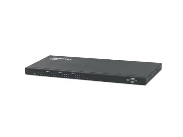Manhattan 207904, HDMI, Metall, Svart, 15 m, 480i, 480p, 576i, 576p, 720p, 1080i, 1080p, 2,25 Gbit/s