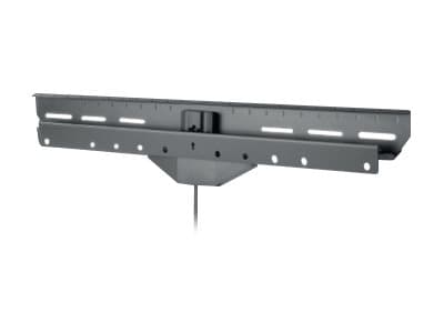 DELTACO ARM-465 - Konsol - för platt panel - låsbar - aluminium - svart - skärmstorlek: 37"-80" - väggmonterbar