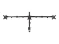 Miniatyrbild 3 av 5: Neomounts FPMA-D550D3 - Monteringssats - fullständig rörelse - för 3 LCD-bildskärmar - stål - svart - skärmstorlek: 10"-27" - klämma, monterbar, skyd