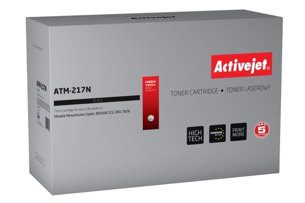 Activejet ATM-217N, 17500 sider, Sort, 1 stykker