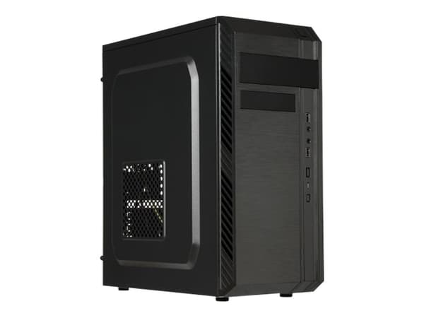iBOX VESTA S30 - Tower - ATX - ingen strömförsörjning - svart - USB/ljud