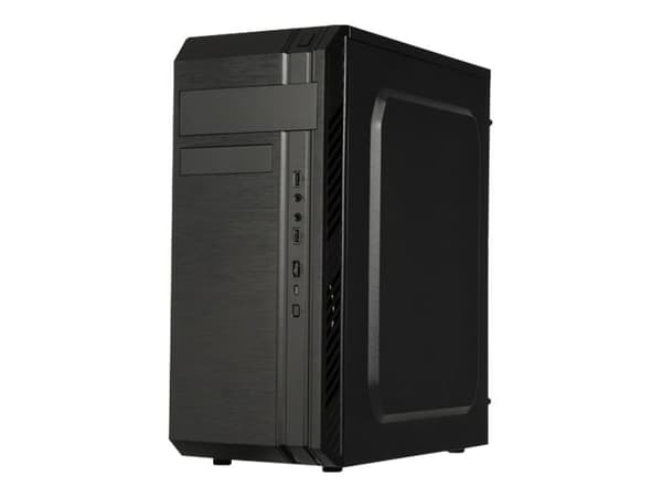 iBOX VESTA S30 - Tower - ATX - ingen strömförsörjning - svart - USB/ljud