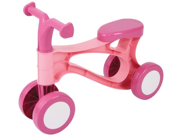 Lena 07166 My First Scooter 18m+, Indoor/Outdoor Rosa, Rosa, Hvit
