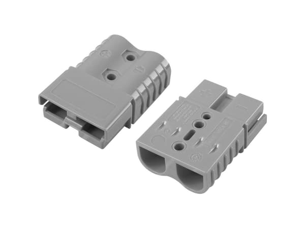 TRU COMPONENTS Signalstik, strømstik Grå Indhold: 1 stk