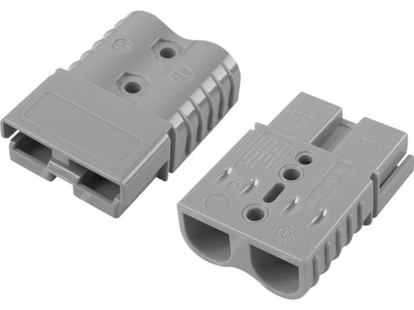 TRU COMPONENTS Signalstik, strømstik Grå Indhold: 1 stk