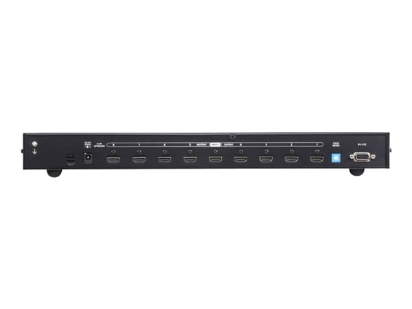 ATEN VanCryst VS0108HB - Video/audiosplitter - 8 x HDMI - skrivbordsmodell, rackmonterbar