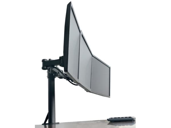 Techly ICA-LCD 482-T fäste och ställ till bildskärm 61 cm (24") Svart