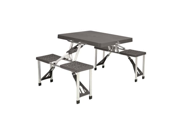 Easy Camp 670410, Musta, Hopea, Alumiini, Terästä, Suorakaiteen muotoinen, 840 mm, 1360 mm, 66 cm