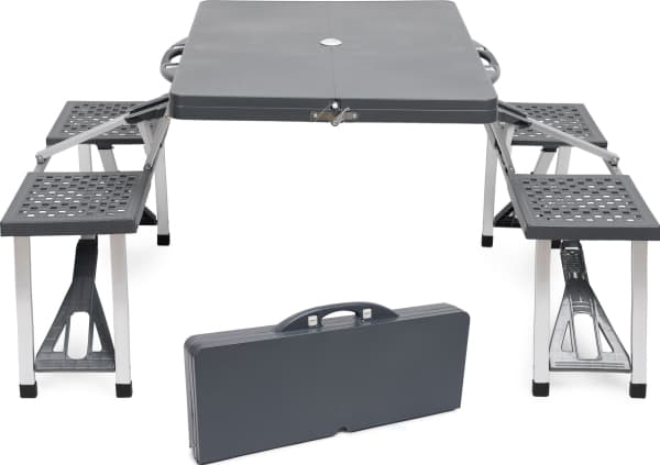 Easy Camp 670410, Musta, Hopea, Alumiini, Terästä, Suorakaiteen muotoinen, 840 mm, 1360 mm, 66 cm