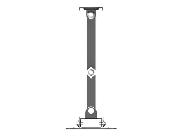 ART AR-82 - Konsol - justerbar arm - för LCD-TV - metall - svart - skärmstorlek: 10"-27" - väggmonterbar
