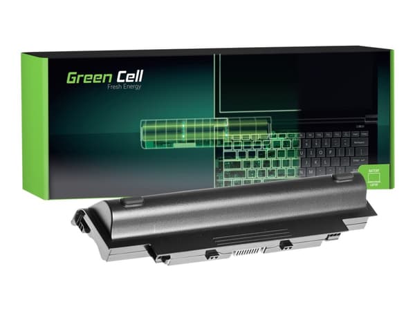 Green Cell - Batteri til bærbar PC (tilsvarer: Dell J1KND) - litiumion - 9-cellers - 6600 mAh - svart - for Dell Inspiron 15 N5010, 15 N5030, 15 N504