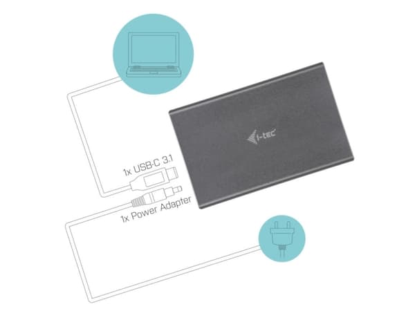 i-tec CAMYSAFEDUALM2, SSD-kotelo, M.2, Serial ATA III, 10 Gbit/s, USB-liitettävyys, Alumiini