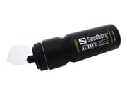 Sandberg Active Sports Drinking Bottle Idretter 750 ml High-Density Polyethylene (HDPE) Sort, Grønn, Hvit