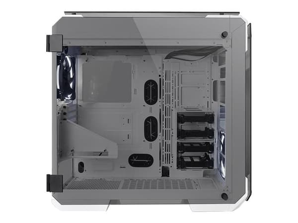 Thermaltake View 71 TG - Snow Edition - tower - utökad ATX - genomskinlig sidopanel (härdat glas) - ingen strömförsörjning (PS/2) - vit - USB/ljud