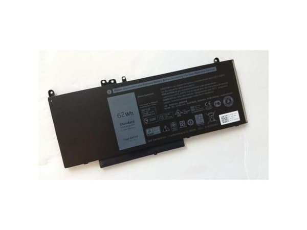 Dell - Batteri för bärbar dator (likvärdigt med: Dell 6MT4T, Dell 0HK6DV, Dell 0TXF9M) - litiumjon - 4-cells - 62 Wh - svart - för Latitude E5270, E5