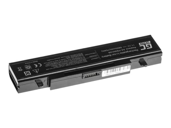 Green Cell ULTRA - Batteri til bærbar PC (tilsvarer: Samsung AA-PB9NC6B, Samsung AA-PB9NS6B) - litiumion - 6-cellers - 6800 mAh - svart - for Samsung
