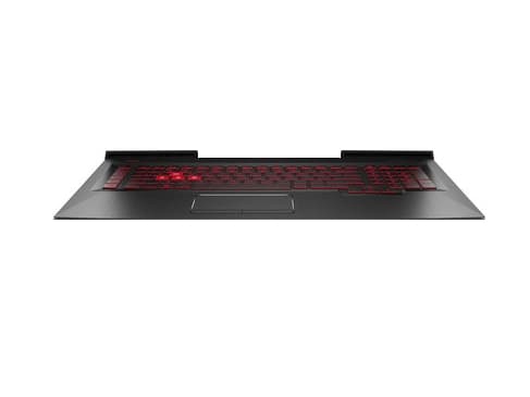 HP 931691-041, Kotelon pohja + näppäimistö, Saksa, Taustavalaistu näppäimistö, HP, OMEN 17-an