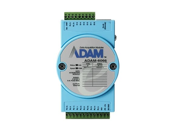 Advantech ADAM-6066-D, Digital och analog, In/ut, 6 kanaler, Reläkanal ...