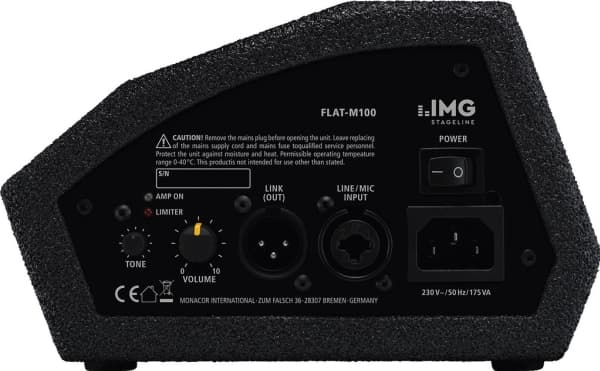 FLAT-M100 PA monitor aktiv 200W maks