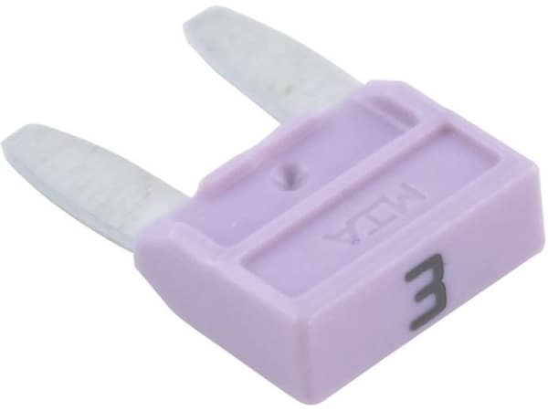 MTA Automotive 341.122 Mini fladsikring 3 A Violet 500 stk