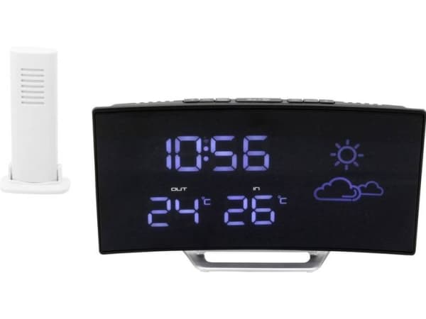 Soundmaster FUR100, Klokke, Analog, FM, LED, Blå, AC