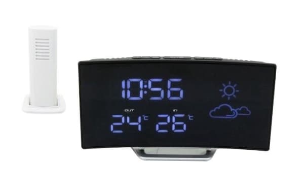 Soundmaster FUR100, Klokke, Analog, FM, LED, Blå, AC