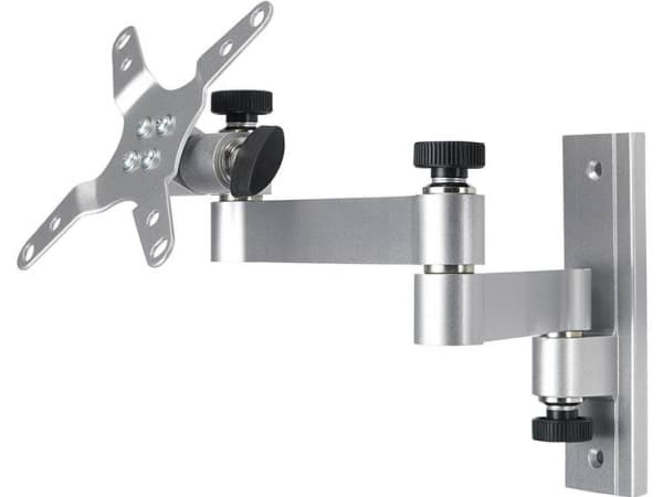 SpeaKa Professional SP-6514852, 15 kg, 33 cm (13"), 76,2 cm (30"), 75 x 75 mm, 100 x 100 mm, Sølv