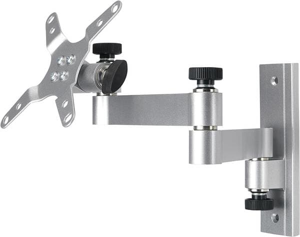 SpeaKa Professional SP-6514852, 15 kg, 33 cm (13"), 76,2 cm (30"), 75 x 75 mm, 100 x 100 mm, Sølv