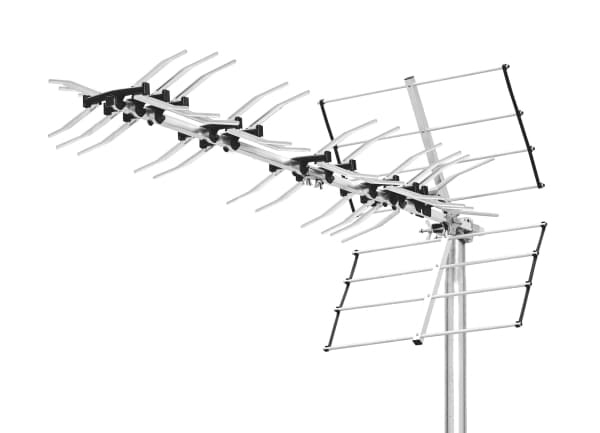 Triax UNIX 52 - Antenni - TV - 14,5 dBi, 14 dBi (602 MHz:iin), 13,1 dBi (694 MHz:iin), 12,3 dBi (474 MHz:iin) - ulkokäyttöön