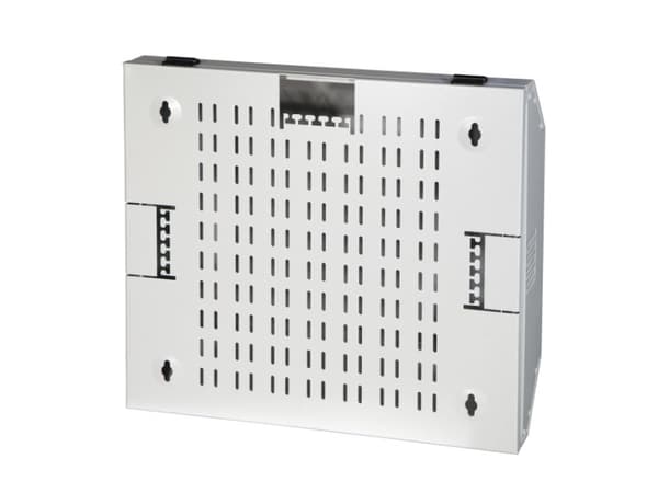 EFB Elektronik 691703V, Väggmonterad rack, 8U, 30 kg, Knapplås, Vit