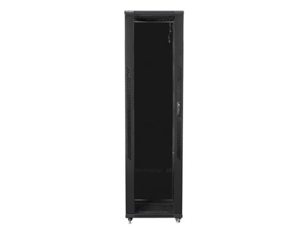 Lanberg FF01-8837-12B, Itseseisova teline, 37U, 800 kg, Näppäinlukko, Kotelon kiskot, Säädettävät jalat