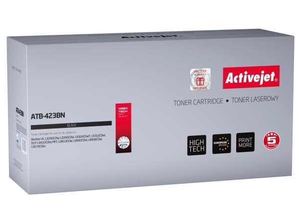 Activejet ATB-423BN, 6500 sider, Sort, 1 stykker