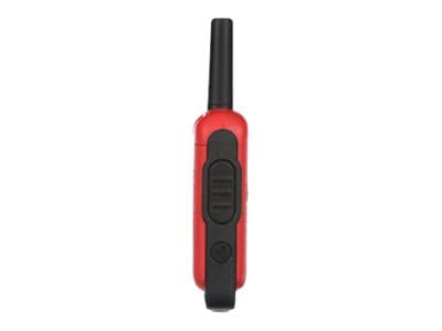 Motorola Talkabout T42 - Bærbar - toveis radio - PMR - 446 MHz - 16-kanalers - svart og rød (en pakke 2)