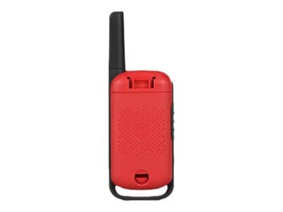 Motorola Talkabout T42 - Bærbar - toveis radio - PMR - 446 MHz - 16-kanalers - svart og rød (en pakke 2)